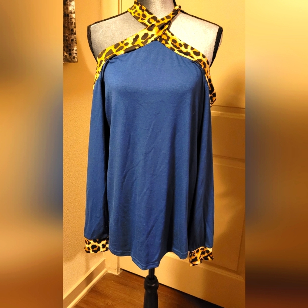 Tiger Accent Blouse